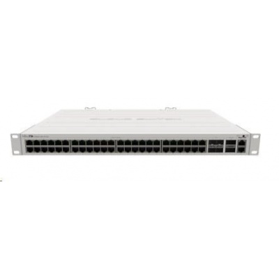 MikroTik Cloud Router Switch CRS354-48G-4S+2Q+RM, 650MHz CPU, 64MB, 1x10/100, 48xGLAN, 4xSFP+, 2xQSFP, vrátane. L5