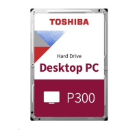 TOSHIBA HDD P300 Desktop PC (CMR) 1TB, SATA III, 7200 ot./min, 64MB cache, 3,5", BULK