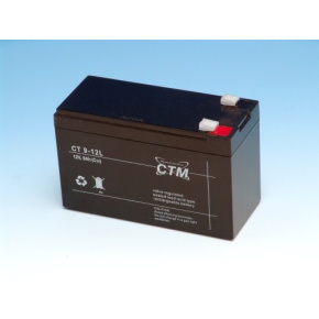 Batéria - CTM CT 12-9L (12V/9Ah - Faston 250), životnosť 5 rokov