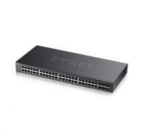 Zyxel GS2220-50 50-portový gigabitový riadený prepínač L2, 44x gigabitový RJ45, 4x gigabitový RJ45/SFP, 2x gigabitový SFP