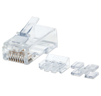 Intellinet konektor RJ45, Cat6A, UTP, 15µ, drôt, 80 ks v balení