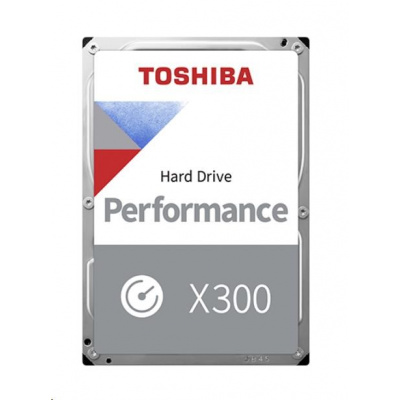 TOSHIBA HDD X300 4TB, SATA III, 7200 otáčok za minútu, 256 MB cache, 3,5", BULK