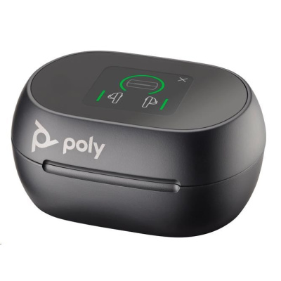 Poly bluetooth headset Voyager Free 60+ MS Teams, BT700 USB-C adaptér, dotykové nabíjecí pouzdro, černá