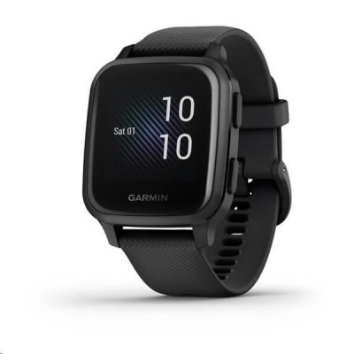 Garmin GPS sportovní hodinky Venu Sq Music, Slate/Black Band