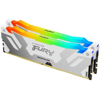 KINGSTON DIMM DDR5 32GB (Kit of 2) 6000MT/s CL32 FURY Renegade Bílá RGB XMP