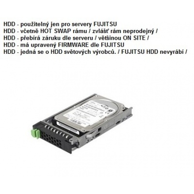 FUJITSU HDD SRV SATA 6G 2TB 7.2K 512n HOT PL 2.5' BC pro TX1330M5 RX1330M5 TX1320M5