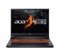 ACER NTB NITRO V 16 (ANV16-41-R73F), AMDRyzen 5 8645HS, 16GB, 1024 PM4 SSD, GeForce RTX 4050, Win11, Black