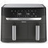 Tefal Dual Easy Fry & Grill 2v1 Horkovzdušná fritéza, Černá