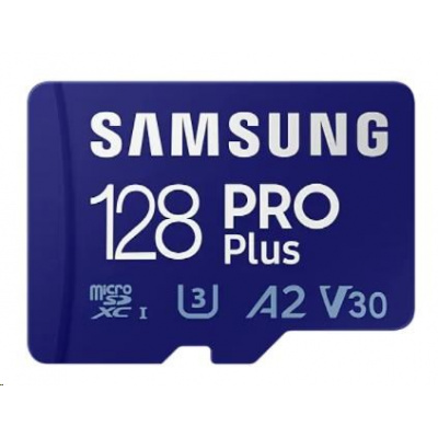 Karta Samsung micro SDHC 128 GB PRO Plus + SD adaptér