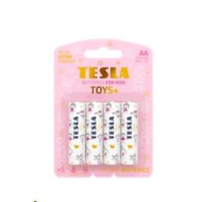TESLA BATTERIES AA TOYS GIRL ( LR06/ BLISTER FOIL 4 PCS)