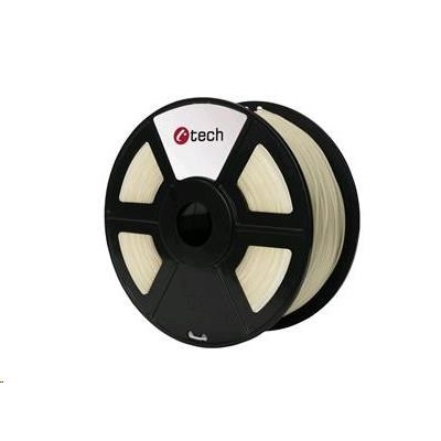 C-TECH Tisková struna (filament) ABS, 1,75mm, 1kg, transparentní
