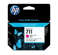 HP 711 Magenta DJ Ink Cart, 29 ml, 3-pack, CZ135A