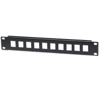 Intellinet Patch Panel 10", prázdny pre 10 portov, 1U, čierny