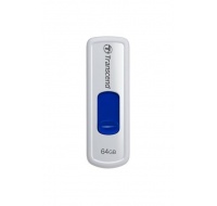 TRANSCEND Flash disk 64GB JetFlash®530, USB 2.0 (R:16/W:6 MB/s) biela/modrá kráľovská