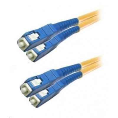 Duplexní patch kabel SM 9/125, OS2, SC-SC, LS0H, 10m