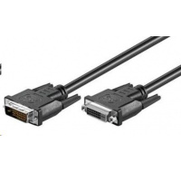 Predlžovací kábel PREMIUMCORD DVI-D,dual-link,DVI(24+1),MF, 3 m