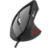 C-TECH myš VEM-09C, vertikální, 6 tlačítek, černá, USB