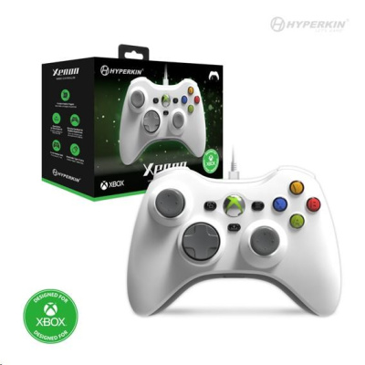 Hyperkin Xenon Wired Controller for Xbox Series|One/Win 11|10 (White) Licensed by Xbox
