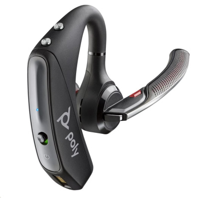 Poly Voyager 5200 UC bluetooth headset, BT700 USB-A adaptér, nabíjecí pouzdro