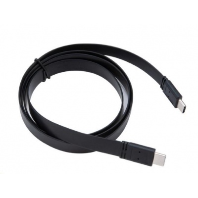 Kábel AKASA PROSLIM, USB 3.1 Gen2 Type-C na Type-C, 10Gbps, 4K, rýchle nabíjanie 3A/5V, 1M