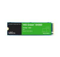 WD GREEN NVMe SSD 480GB PCIe SN350, Geb3 8GB/s, (R:2400/W:1650 MB/s)