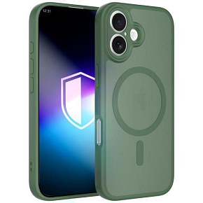 3mk ochranný kryt Misty MagCase Green pro Apple iPhone 16 3mk ochranný kryt Misty MagCase Green pro Apple iPhone 16