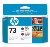 HP 73 Black matte + Red chromatic DJ Printhead, CD949A