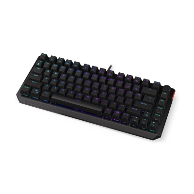 Endorfy herní klávesnice Thock 75% Red/ drátová / USB / red switch / mechanická / US layout / černá RGB