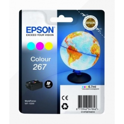 Atramentová tyčinka EPSON Singlepack "Globus" Colour 267 ink cartridge-pro WF-100 (6,7 ml)