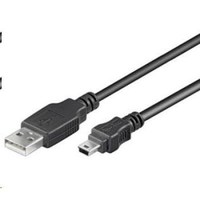 Kábel USB PREMIUMCORD 2.0, A-B mini, 5-pin, 2m