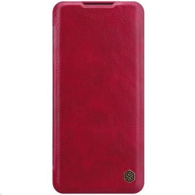 Nillkin Qin kožené puzdro pre Xiaomi Mi Note 10 / 10 Pro (červené)