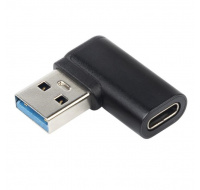 PremiumCord USB-C na USB3.0 typ A (F/M), 90° zakrivený