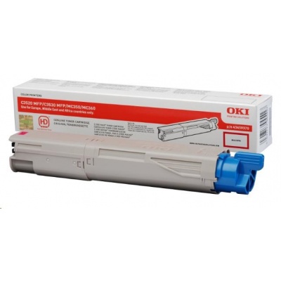 Oki Magenta toner pre C3520 MFP/C3530 MFP/MC350/MC360 (2.5k)