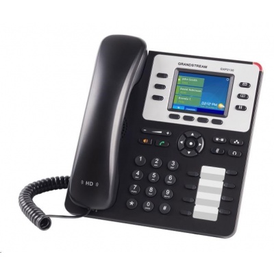 Grandstream GXP2130 (v2) [VoIP telefón - 3x SIP účet, HD audio, bluetooth, podpora náhlavnej súpravy, farebný LCD displej, 2x GLAN ]