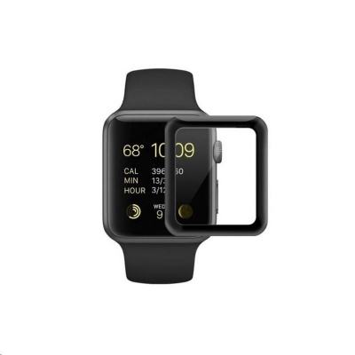 COTEetCI 4D sklo s celoplošným lepením s černým lemem pro Apple watch  38 mm