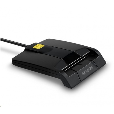 AXAGON CRE-SM3, USB externá čítačka kontaktných kariet FlatReader Smart card (eObčanka)