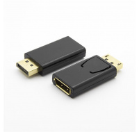 PremiumCord Adaptér DisplayPort na HDMI, FULL HD 1080p, samec/samička, pozlátené konektory