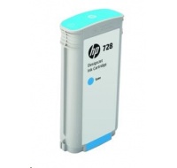 HP 728 130-ml Cyan DesignJet Ink Cartridge