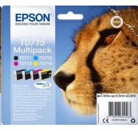 Atrament EPSON Multipack 4-farebný atrament T0715 DURABrite Ultra