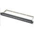 XtendLan Patch panel, 19'', 24 portů, vyjmutelné keystone, Cat6a, stíněný