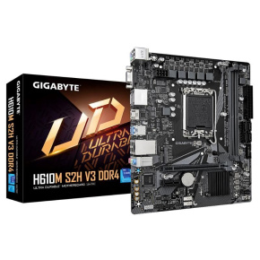 BAZAR - GIGABYTE MB Sc LGA1700 H610M S2H V3 DDR4, Intel H610, 2xDDR4, 2xDP, 1xHDMI, - po opravě BAZAR - GIGABYTE MB Sc LGA1700 H610M S2H V3 DDR4, Intel H610, 2xDDR4, 2xDP, 1xHDMI, - po opravě