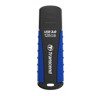 TRANSCEND Flash disk 128GB JetFlash®810, USB 3.0 (vodotesný, nárazuvzdorný) (R:90/W:40 MB/s) čierna/modrá