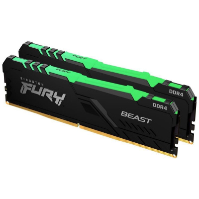 DIMM DDR4 16GB 3200MT/s CL16 (Kit of 2) KINGSTON FURY Beast RGB