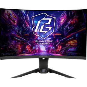 ASROCK LCD - 27" Gaming monitor PG27QRT2A, 2560 x 1440 QHD, 180Hz, 5000:1, 300cd/m2, 1ms, 2xHDMI, 1xDP