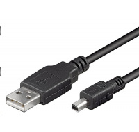 Kábel USB PremiumCord, A-B mini, 4 kolíky, 2 m Mitsumie