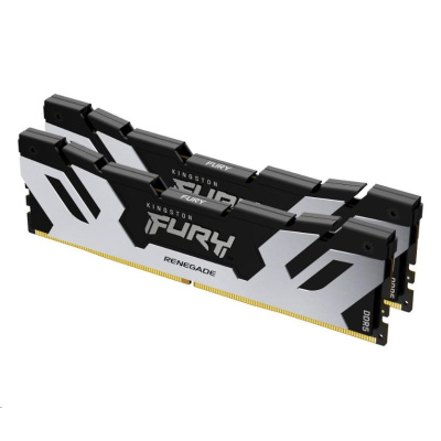 KINGSTON DIMM DDR5 32GB (Kit of 2) 6400MT/s CL32 FURY Renegade Stříbrná