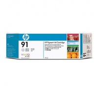 HP 91 Light Grey DJ Ink Cart, 775 ml, C9466A