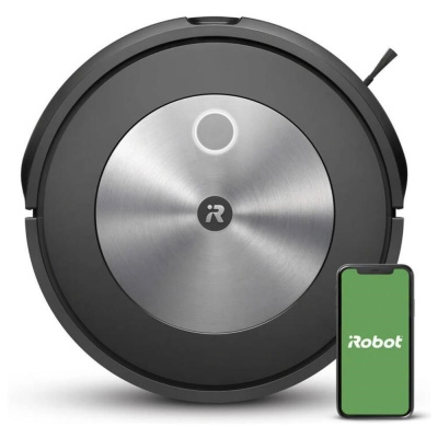 iRobot Roomba Combo j5 robotický vysavač s mopem, vSLAM navigace, AeroForce filtr, aplikace iRobot Home, černá