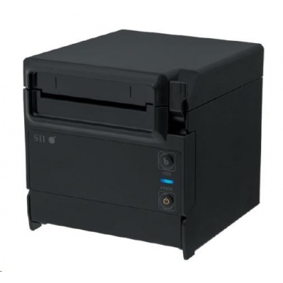 Seiko pokladní tiskárna RP-F10, řezačka, Horní/Přední výstup, LAN, černá, zdroj