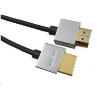 Kábel PREMIUMCORD Slim HDMI, 0,5 m, High Speed + Ethernet (v1.4), pozlátené konektory